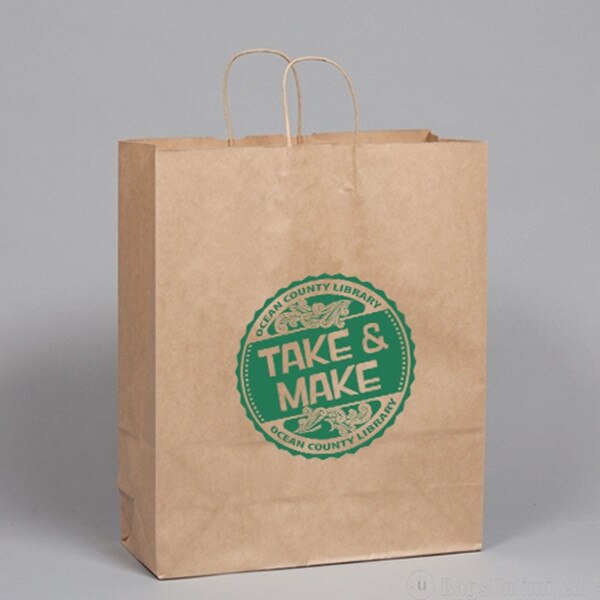 Natural Kraft Paper Custom PRINTED